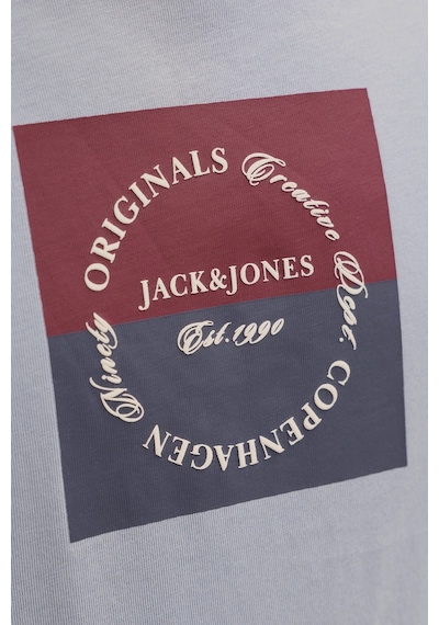 Jack & Jones Erkek T Shirt 12290856 Gri Gri