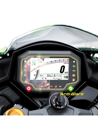 Kawasaki 2023-2025 Ninja Zx4rr / 1000sx / Z650 / Z900 Gösterge Paneli İçin Ipg Anti-glare Parlama Önleyici Mat Ekran
