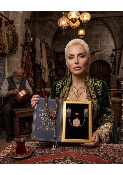 Özel Tasarım Kitap Kutulu Kadın Bakır Takı Seti Ve Tesbih Kombini - Kolye Küpe Bileklik Yüzük 5 Parça Otantik Şık Hediyelik - Doğum Günü Yıl Dönümü Anneler Günü Kadınlara Özel Gösterişli Hediye - N-00015 Özel Tasarım Kitap Kutulu Kadın Bakır Takı Seti Ve Tesbih Kombini - Kolye Küpe Bileklik Yüzük 5 Parça Otantik Şık Hediyelik - Doğum Günü Yıl Dönümü Anneler Günü Kadınlara Özel Gösterişli Hediye - N-00015