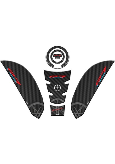 Yamaha R7 2021 - 2022 Uyumlu Tank Pad Set 006