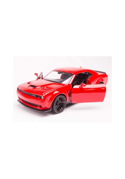 Motor Max 1:24 2018 Dodge Challenger Srt Hellcat Widebody Die-cast Kırmızı Model Araba