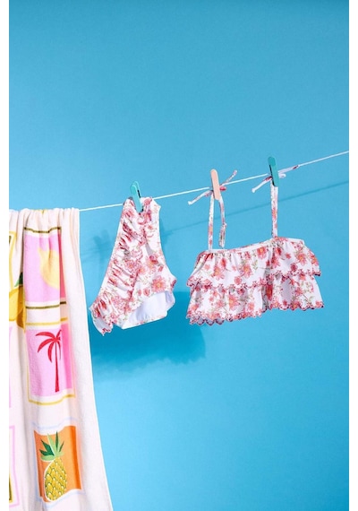 Defacto Floral 2li Bikini Kız Çocuk G5763a826hspn1 Pembe-pn1