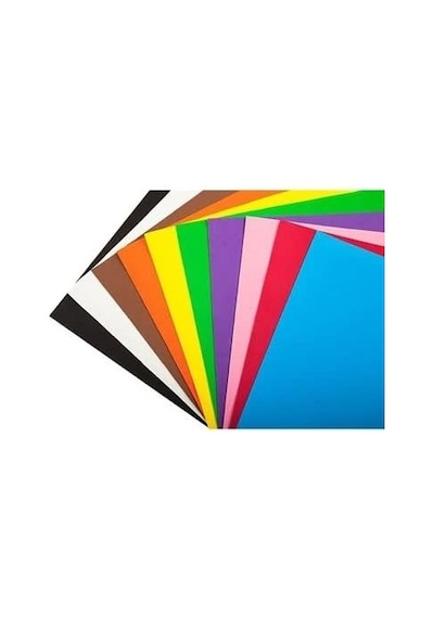 Nistabolje 30 Adet Fon Kartonu A4 Boyutu 24x34 Karışık Renkli
