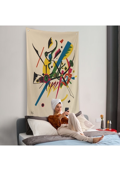 Wassily Kandinsky - Küçük Dünyalar Duvar Örtüsü - Small Worlds-7495