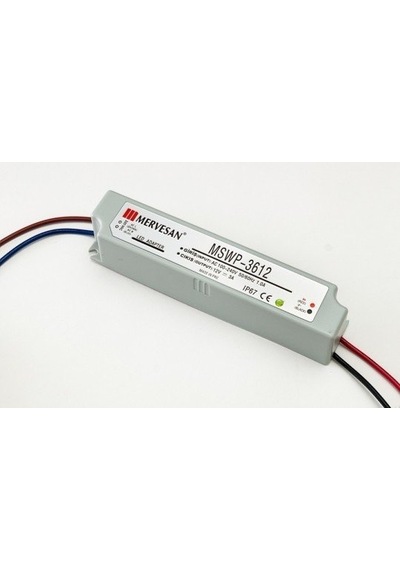 Mervesan-36 Watt 12v 3 Amper Led Adaptörü Ip67 Mtwp-36-12