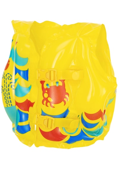 Telvesse 3-6 Yaş Çocuk Yüzme Yeleği Şişme Yüzücü Havuz Yelek Can Yeleği Sarı 41x30 Cm Sarı