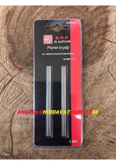 Bhd Elektrikli Planya Bıçagı 2 Adet Çelik Planya Bıçak 82mm
