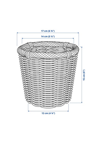 Kaktusfikon Rattan Saksı, Rattan 62014805