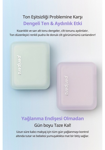 Perıpera Filter Fit Blur Pact 01 Blur Mint