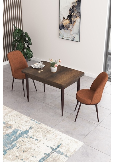 Canisa Concept Nil Serisi 70x110 Sabit Mutfak Masası Takımı Barok Desen Masa 2 Kiremit Sandalye Kiremit Sandalyeler Barok Masa Canisa Concept Nil Serisi 70x110 Sabit Mutfak Masası Takımı Barok Desen Masa 2 Kiremit Sandalye Kiremit Sandalyeler Barok Masa