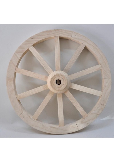 Otantik Ahşap At Arabası Tekeri 60 Cm. Duvar Dekoru Diğer