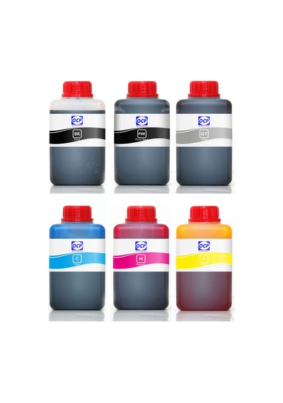 OCP Epson EcoTank L8160 Uyumlu Yazıcı Mürekkep Seti 500ml 6 Renk