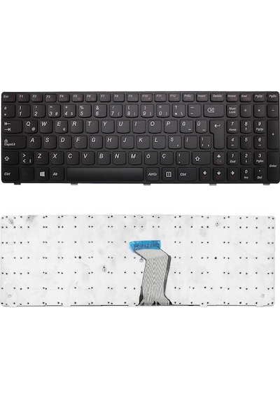 Notebook Klavye - Lenovo 9z.n5ssw.g0t, 25204616, 25209756 Muadili İle Uyumlu