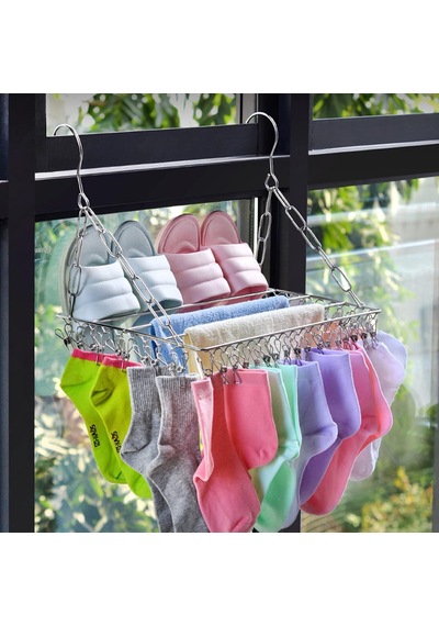 Çok Fonksiyonlu Paslanmaz Çelik Çamaşır Askısı, Küçük Asılı Çamaşır Askısı, Mini Çamaşır Askısı, P Diğer