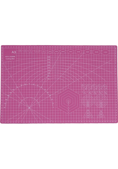 Kesim Matı A3 45cm X 30cm Pembe