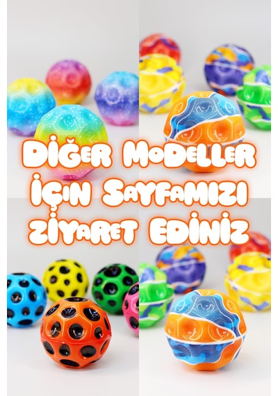 Yükseğe Zıplayan Krater Top Moonball Galaksi Uzay Ay Topu Aşırı Zıplayan Moonball Bahçe Oyuncağı