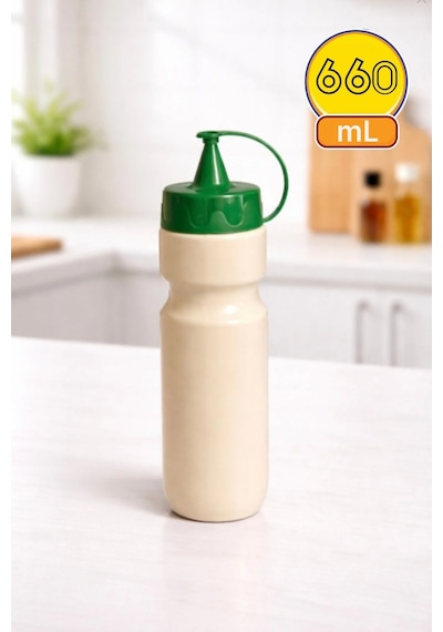 Herevin 161321-001 660 Ml Sade Mayonez Şişes Beyaz