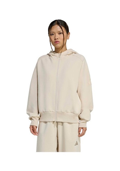 Adidas W Sl Fz Hd Kadın Günlük Ceket Kt0443 Krem Krem