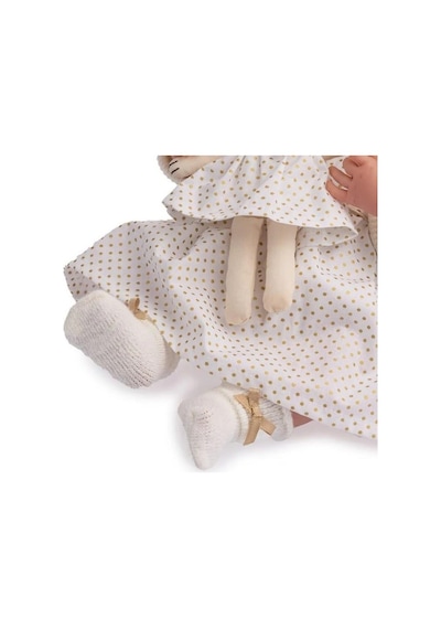 Berenguer Gerçekçi Yenidoğan Oyuncak Kız Bebek 39 Cm - Beyaz Hırka Ve Tavşanlı