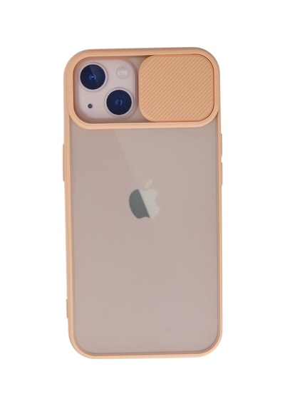 Apple iPhone Uyumlu 13 Kılıf Palm Buzlu Kamera Sürgülü Silikon - Pembe Bzsxx00 1