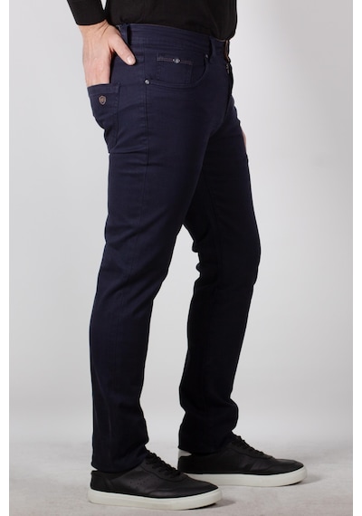 Erkek Chino Pantolon Gabardin Slim Fit Dar Kesim Lacivert 2160 Lacivert