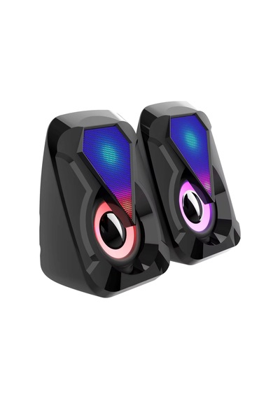 Hadron Hd6054 Rgb Ledli 1+1 Bilgisayar Hoparlörü
