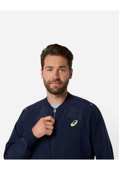Asics Match Jacket Erkek Lacivert Ceket 2041a394-400