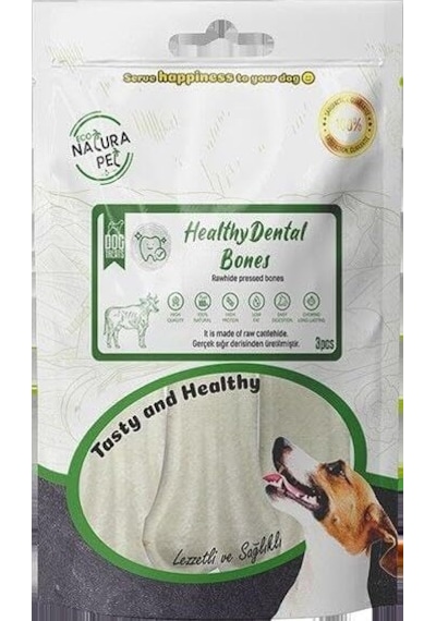 Tr Healty Dental Bones Beyaz Pres Kemik 13cm 3lü 180gr