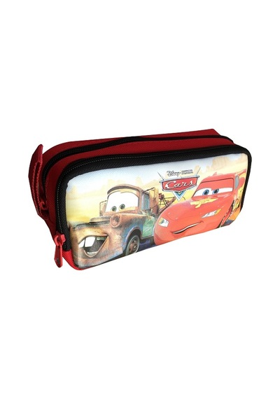 Cars Kalem Çantası Çift Gözlü Kalemlik 87698