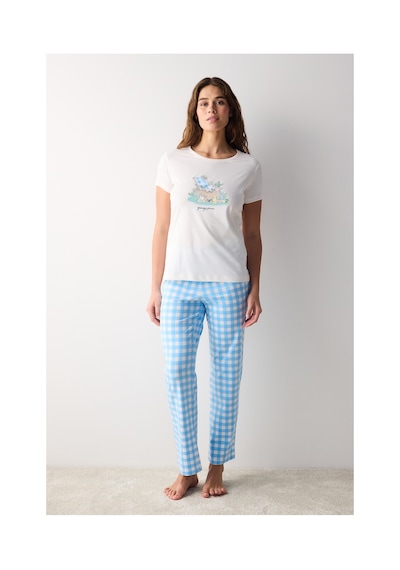 Penti Picnic Çok Renkli Pantolon Pijama Takımı