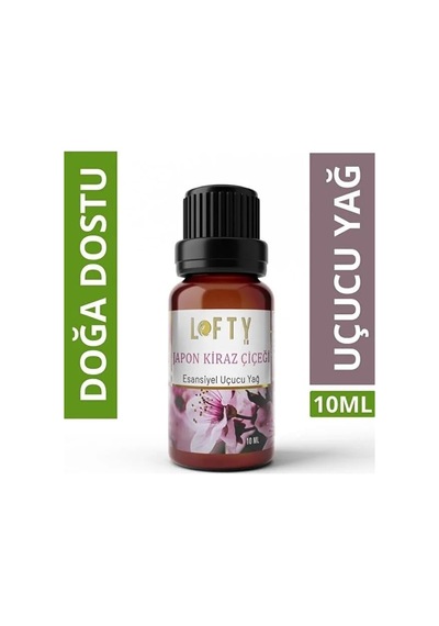 Lofty Japon Kirazı Çiğçeği Saf Uçucu Yağ 10ml -%100 Doğal Esansiyel Yağ Etkileyici Ve Egzotik Oda Kokusu, Buhurdanlık Ve Difüzör Yağı Diğer