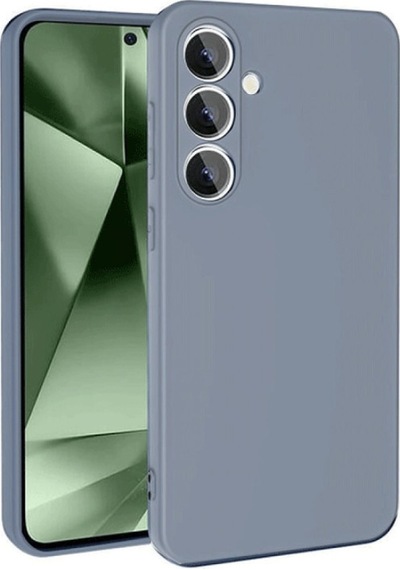 Newface Samsung Uyumlu Galaxy S24 Fe Kılıf Nano İçi Kadife Silikon - Gri gri