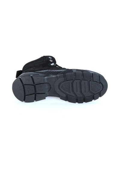 M.P 232-4254MR Siyah Deri Erkek Bot 001