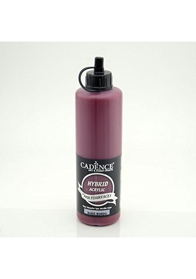 Hybrid Multisurface Akrilik Boya 500 Ml. H-055 Bordo Genel