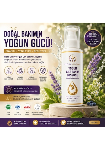 Flora Glowy  Intensive Care Yoğun Cilt Bakım Losyonu 250 ML