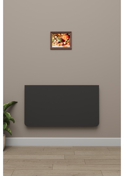 Lüks Duvara Monte Katlanabilir Çalışma Yemek Masası %100 Mdf Balkon Bahçe Masası Dmm90 Antrasit Lüks Duvara Monte Katlanabilir Çalışma Yemek Masası %100 Mdf Balkon Bahçe Masası Dmm90 Antrasit