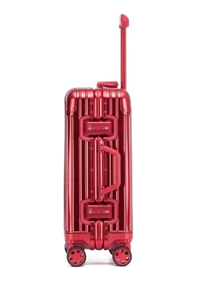 Monat Luggages Monnat Al-01 Alüminyum Kırmızı Büyük Boy Valiz Diğer