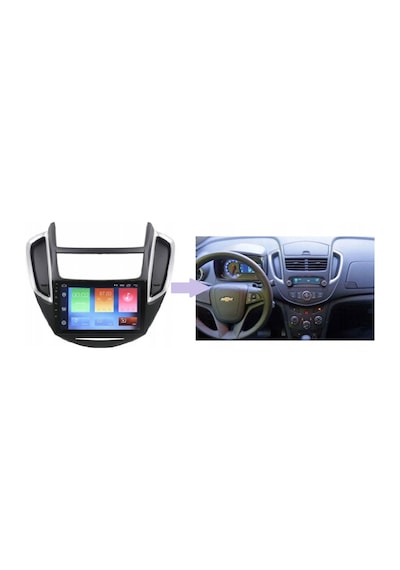 Chevrolet Trax Araç Multimedya Android Ekran Carplay Double Teyp 4+64 9" 13-14 Black Navımex