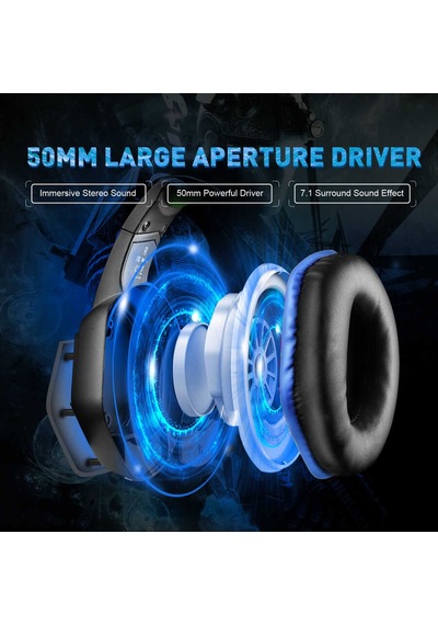 Eksa E1000 Gaming Kulaklık Oyuncu Kulaklığı 7.1 Surround RGB Led USB Bağlantı & Mikrofon ZORE-257893