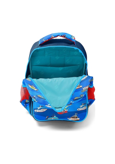 Coral High Kids Lacivert Mavi Gemi Desenli 3'lü Okul Çanta Seti Set0114416