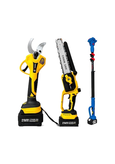 Prohummer Phm008-26m 2.6 Metre Alüminyum Teleskopik Uzatma Kolu 50mm Bağ Makası Ve 20cm Budama Testere