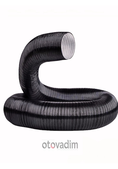 Webasto Üfleme Hortumu Çap 75 Mm Esnek Sıcak Hava Kanalı Kraft Hortum İç Alüminyum Yanmaz 1metre