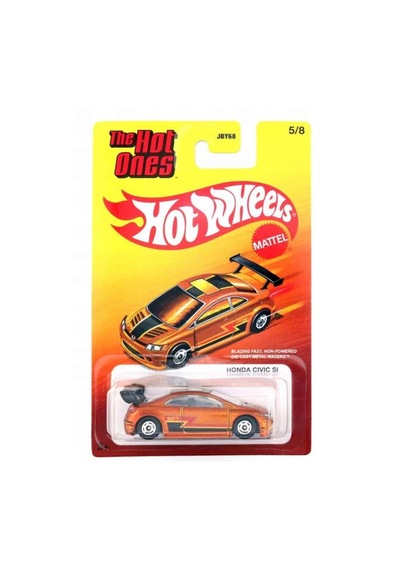 Hot Wheels The Hot Ones Die Cast Tekli Arabalar Jby68 - Honda Cıvıc Sı Jby73 Çok Renkli