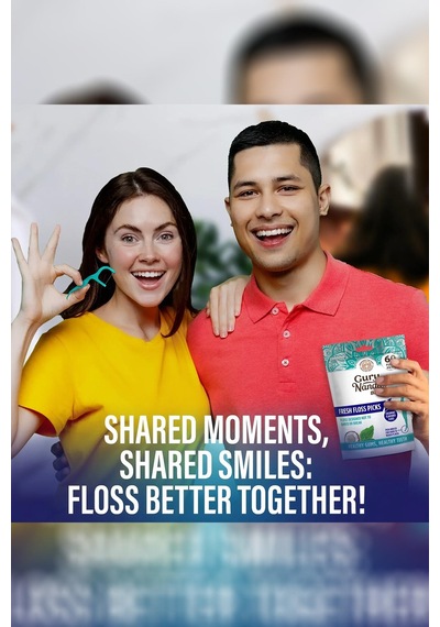 Gurunanda Fresh Floss Picks Çatal Diş İpi Kürdanlı 60 Adet