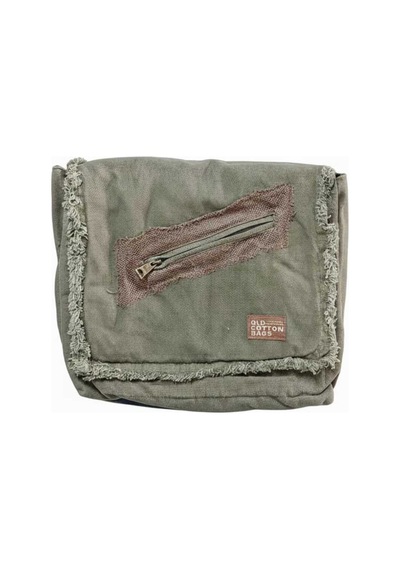 Old Cotton Cargo Robbıe M Bag Postacı Çantası Haki