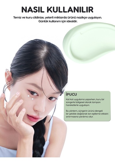 Peripera Filter Fit Milk Tone Up Kızarıklıkları Nötrleyen Ton Eşitleyici Krem SPF30 003 Clear Mint