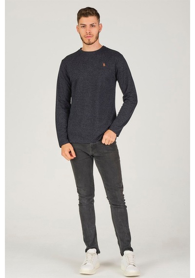 V4001 Dewberry Erkek Sweatshırt-lacivert Lacivert