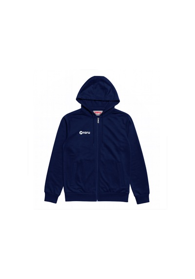 Kapüşonlu Tam Fermuarlı Sweatshirt Lıberter Lacivert Lacivert