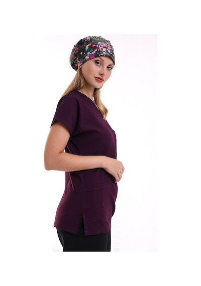 Bflex Soft Yarasa Kol Tek Üst - 6409 Mürdüm Soft-7385
