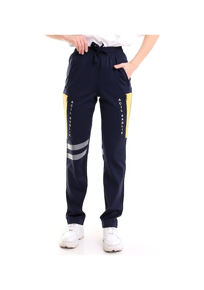 Lacivert 112 Acil Sağlık Unisex Likrali Kıslık Pantolon-7291